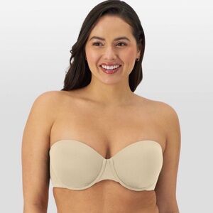 Bali women’s full coverage underwire multiway strapless bra 36C